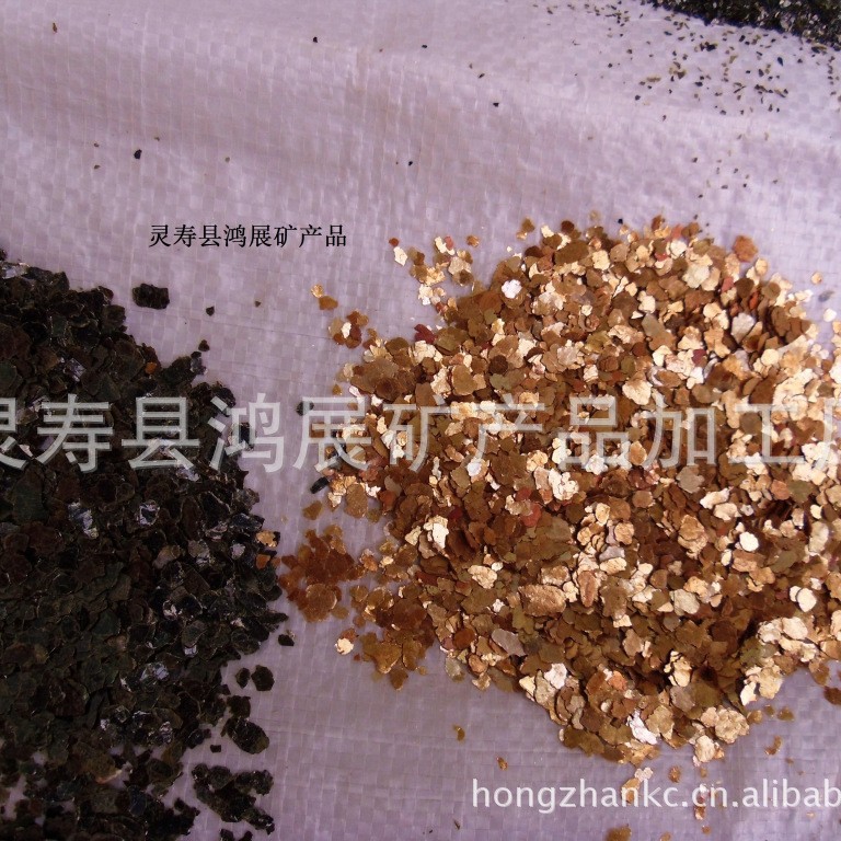 生产加工供应彩色云母（片，粉）黑色黄色红色银色