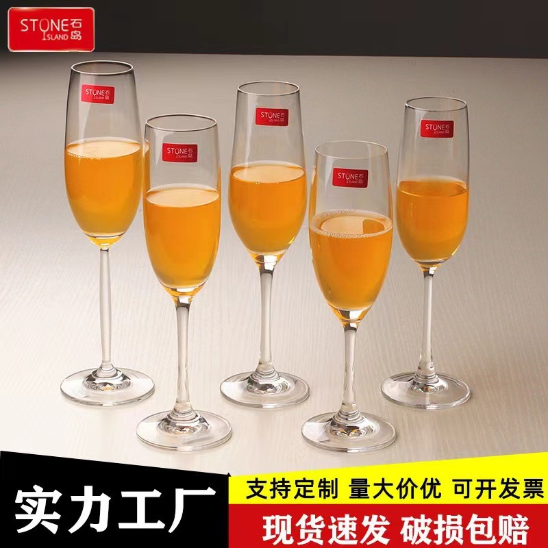 Tazas de cristal de piedra, tazas de vino tinto, tazas de vino espumoso, tazas de cóctel europeas, tazas de champán