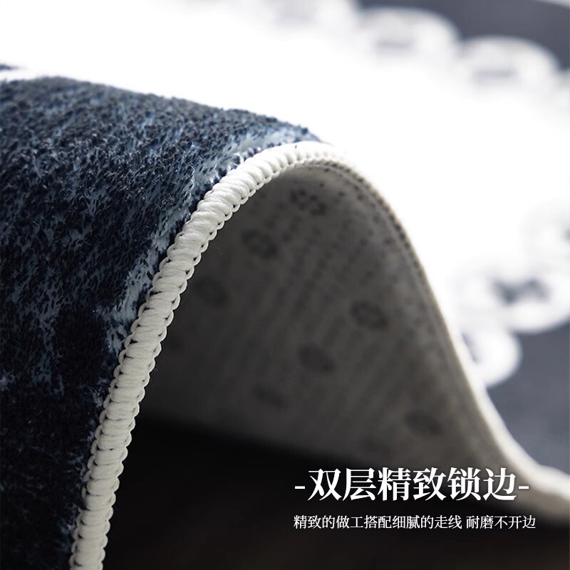 卧室地毯小香风床边毯法式家用客厅沙发茶几毯耐磨防滑仿羊绒地毯|undefined