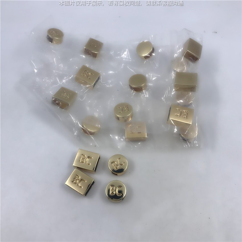电镀酸金BC绳结扣可用于电动车防风罩挡风被抽绳小五金雨伞扣等