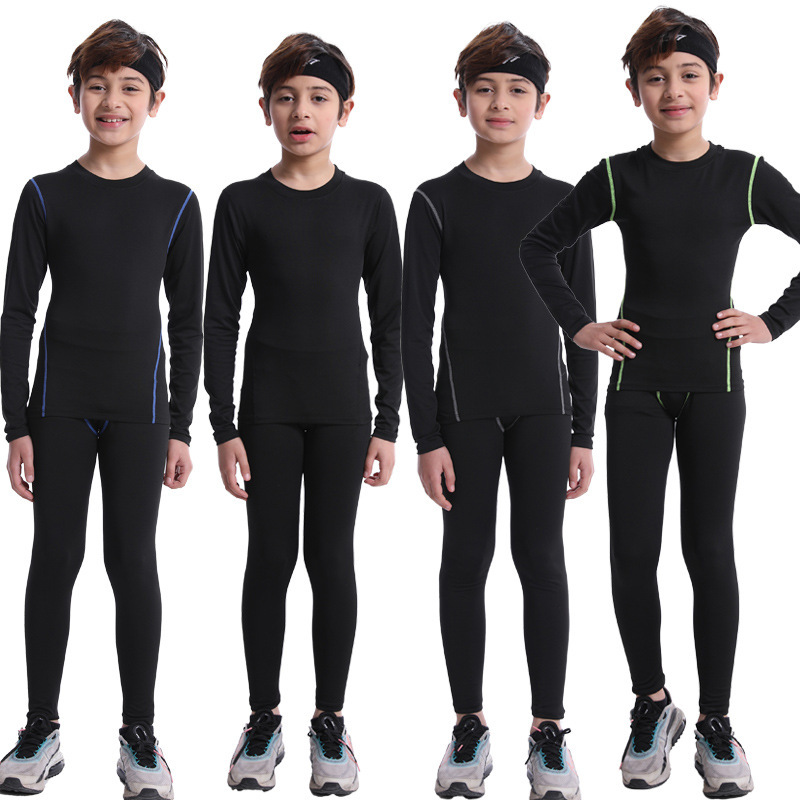 Children's Tight Training Clothing Sports Tight Pants Stretch Basketball Football Leggings Quick-drying Pants Running Fitness Pants Summer Children's Tight Training Clothing Sports Tight Pants Stretch Basketball Football Leggings Quick-drying Pants Running Fitness Pants Summer
