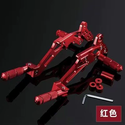 Motorcycle pedals Pedal Footrest Electric Motorcycle Little - little-monkey-pedals-red