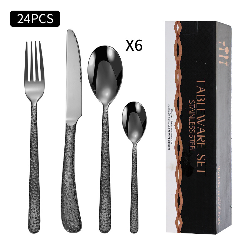 Negro 24PCS (caja negra)