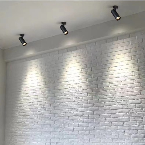 LED surface-mounted spotlights, ceiling-mounted adjustable angle spotlights, suitable for clothing stores, home background walls, focused spotlight, new model