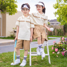 学院风班服小学生夏季套装幼儿园园服夏装儿童运动校服毕业照服装