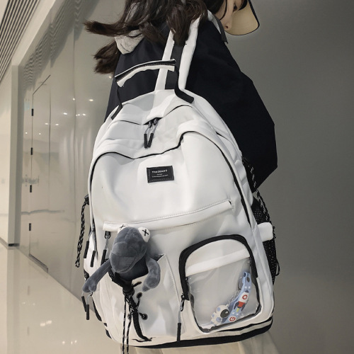 Backpack for Middle School Boys, Large Capacity, 2024 New Trend, Ins Style, Cool and Simple, Backpack for High School Boys, Dual Shoulder Bag