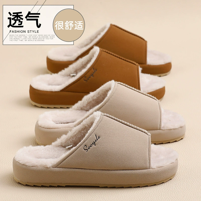 Домашние тапочки из льна для женщин, всесезонные, в корейском стиле, мягкая подошва, дышащие, парные, домашние, нескользящие, меховые тапочки для мужчин, оптом