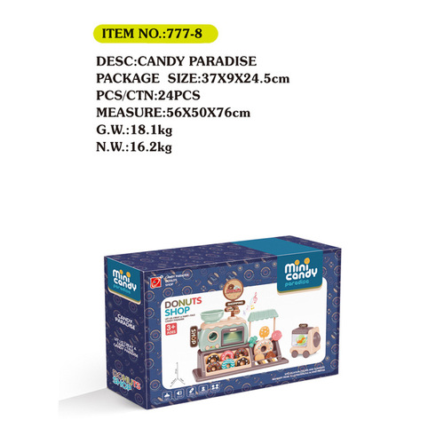 Children's Play House Ice Cream Electric Mini Musical Candy Girls Boys Kitchen Cake Shopping Mall Tool Set