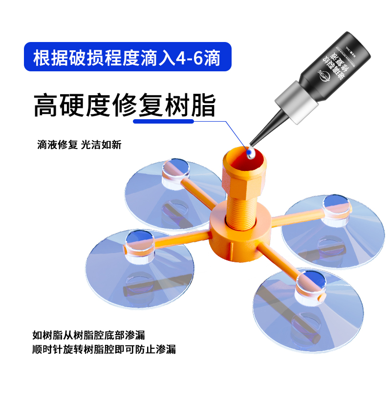 Car Glass Crack Repair Fluid for Front Windshield Crack Repair, Specialized Scratch Restoration Agent for Seamless Crack Restoration