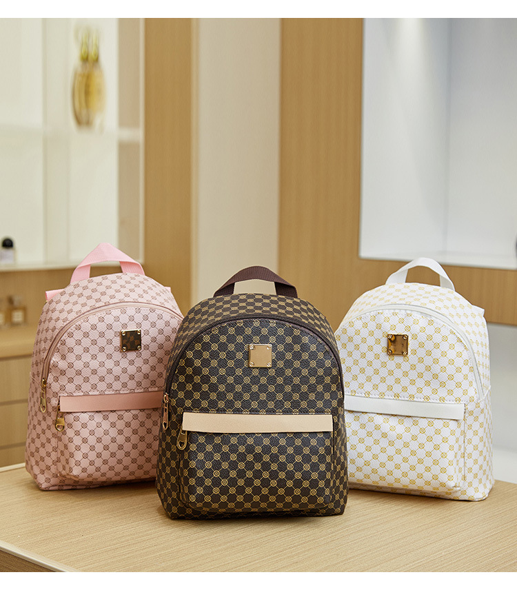 225g Weight Polyester Lining Material Printing Daily Shopping Women's Backpack
