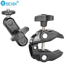 蟹钳夹单反相机固定夹怪手多功能U型大力豌豆夹云台摄影支架配件