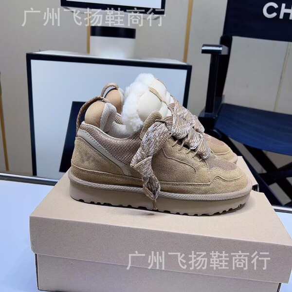 2024 autumn and winter new cow suede wool thick-soled Mel casual…