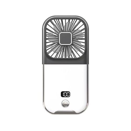 New USB rechargeable small fan, foldable hanging neck portable small electric fan, desktop fan, outdoor power bank