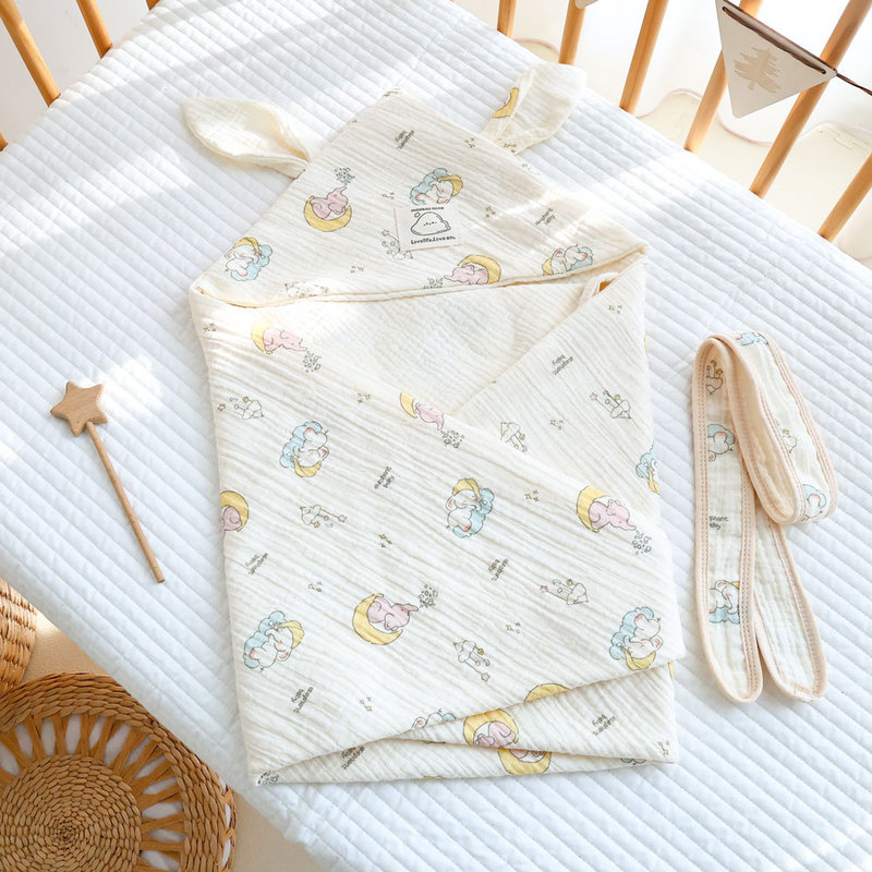 Cotton Gauze Cushion Spring and Summer Cotton Newborn Baby Package Baby Supplies Bath Towel Hooded Newborn Package Cotton Gauze Cushion Spring and Summer Cotton Newborn Baby Package Baby Supplies Bath Towel Hooded Newborn Package