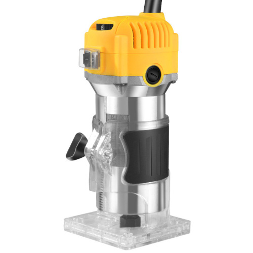 Electric edge trimmer aluminum body woodworking edge trim and grooving machine carving machine Electric 6-speed speed regulation wood router woodworking tool