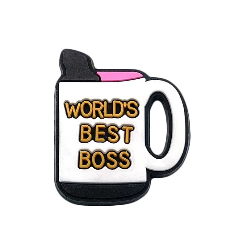 Comercio electrónico transfronterizo al por mayor zapatos de goma suave zapatos de flores accesorios PVC de dibujos animados veneno mortal experto agujero Zapatos de flores hebilla