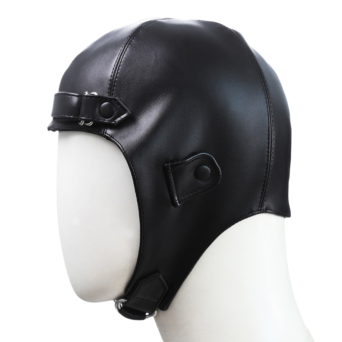 Productos de novedad para adultos, gorro de PU, accesorios para DJ, sombrero decorativo, máscara, juguete para coquetear, capucha.