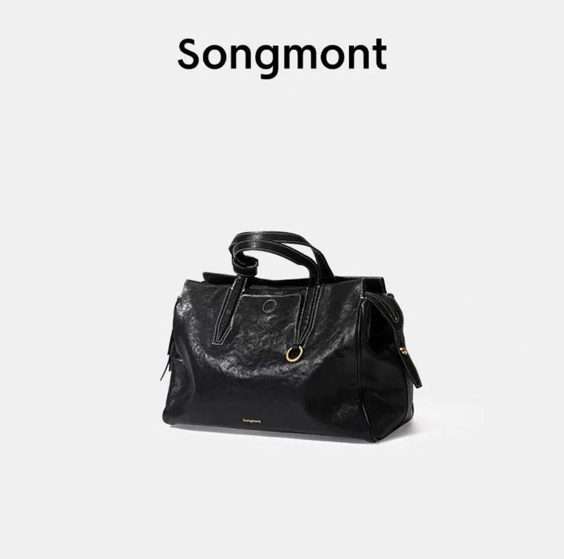 Songmont公文包山下有松循迹系列见物旅行包牛皮通勤斜挎手提包|undefined