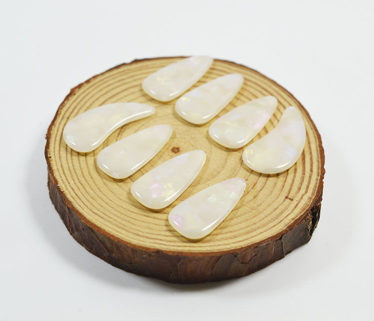 厂家批发彩色高分子古筝指甲专业演奏型成人儿童双弧面古筝指甲|ru