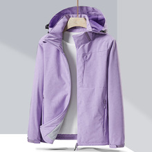 户外一体式加绒冲锋衣男女防风防水工作服批发加厚冬季外套可logo