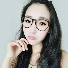 小清新圆形平光镜 新款韩版眼镜框 快手直播复古大框眼镜架4171