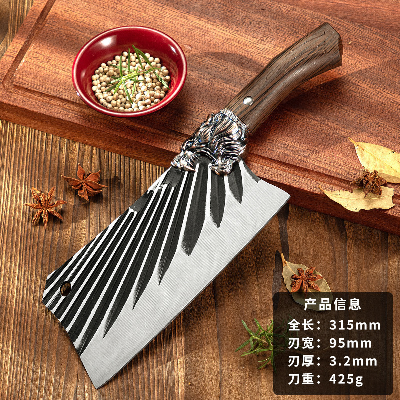 Cuchillo de cocina de varios estilos de Jianghu forjado a mano cuchillo de cocina de doble uso cuchillo de corte de carne cuchillo de corte de hueso cuchillo de corte Yangjiang