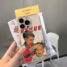 剪头发男孩适用苹果16PROMAX手机壳iPhone15搞怪14趣味13软壳12/X
