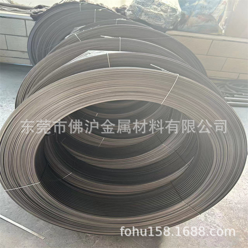亮面我雾面304/316不锈钢弹簧线201不锈钢扁线 调直线切割1*2.5
