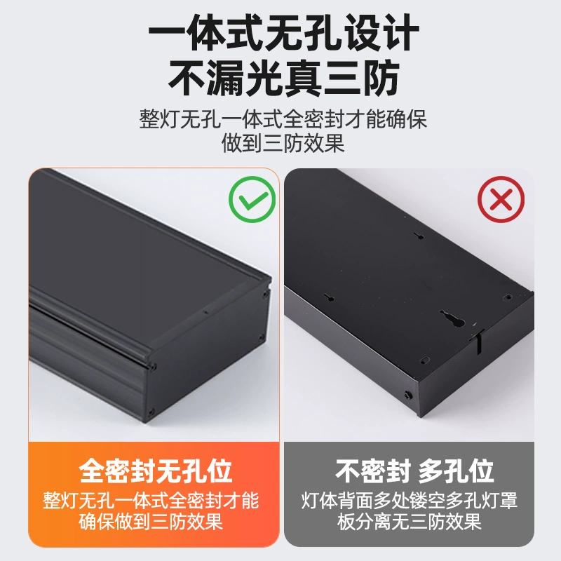 LED rectangular lamp, mosquito repellent, ceiling lamp for commercial use, comfortable light spectrum