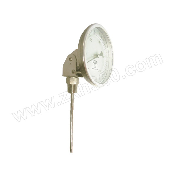 WINTERS 双金属温度计 TBM-D-40-S-T-H-S-2-1000-ZZ-(0~300℃) 探杆φ8mm 探杆长1m 表盘φ100mm 外壳材质304SS 接液材质316SS 万向 不充油 过程连接1/4"NPT 1只