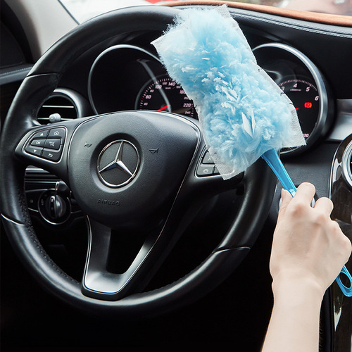 2330 Electrostatic Dust Removal Broom, Non-dust Emitting Gaps Cleaning Electrostatic Dust Removal Brush, Dust Sweeping Duster, Car Gaps Brush