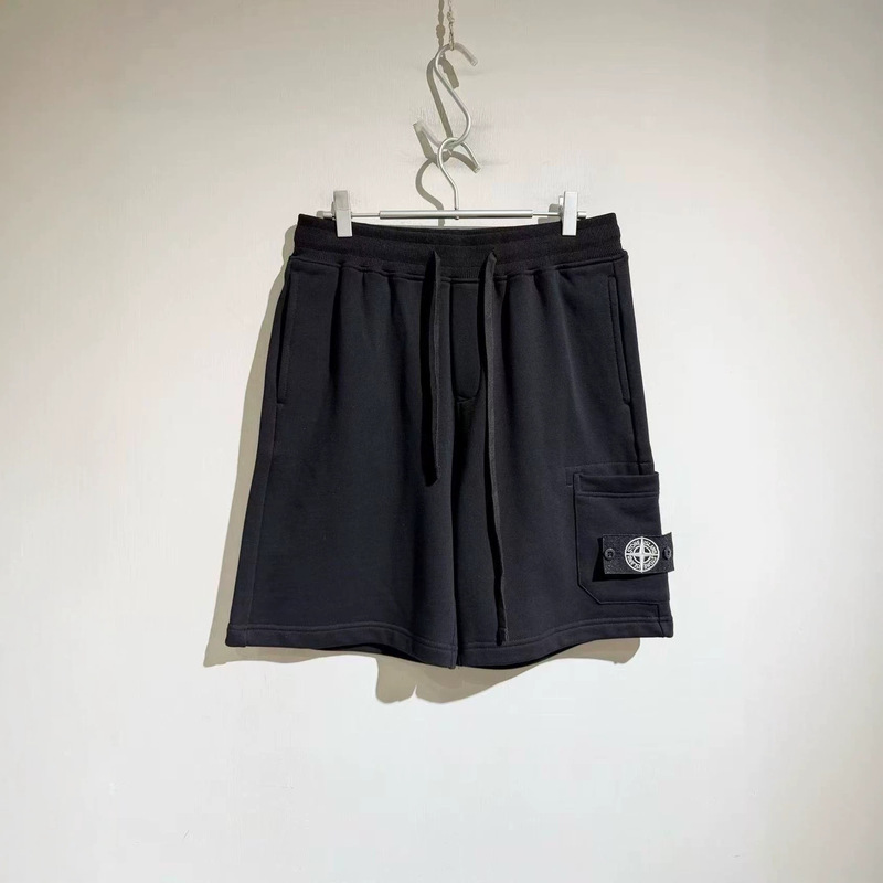Stone's Sports Workwear Shorts for Men 2026Aw Summer Functional Style Compass Badge Casual Sports Shorts