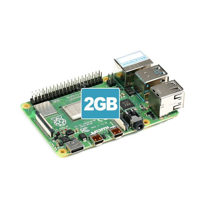 Однокристальный компьютер Raspberry Pi 4 Model B, 1/2/4/8 ГБ ОЗУ