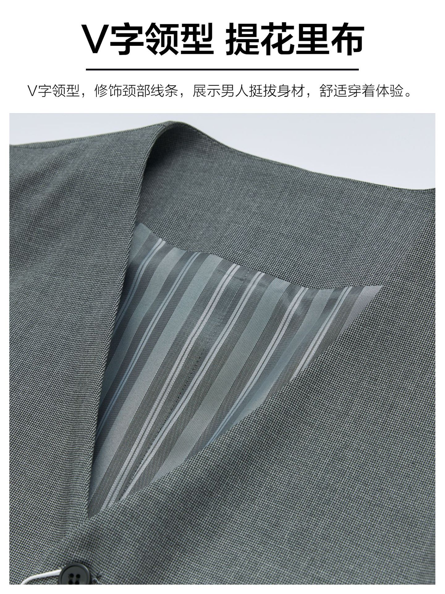 Traje de hombre chaleco de snooker chaleco de negocios gris mil pájaros chaleco casual ropa de trabajo personalizada