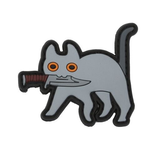 What bad intentions can a cross-border little kitten have? Magic tape PVC patch arm badge cat morale badge