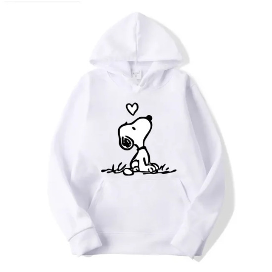 Cross-border AliExpress wish printed hoodie women's loose fleece-lined unisex foreign trade sweater