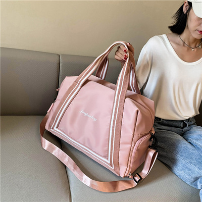 批发新款鞋位旅行包男大容量健身包瑜伽收纳袋干湿分离手提包女|ru