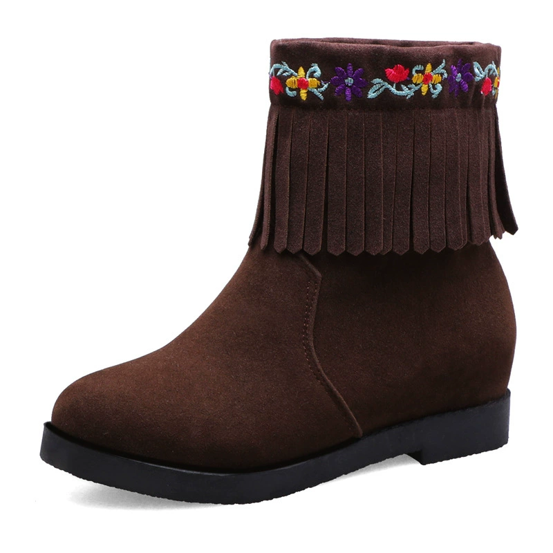 Demi-season low boots for leisure