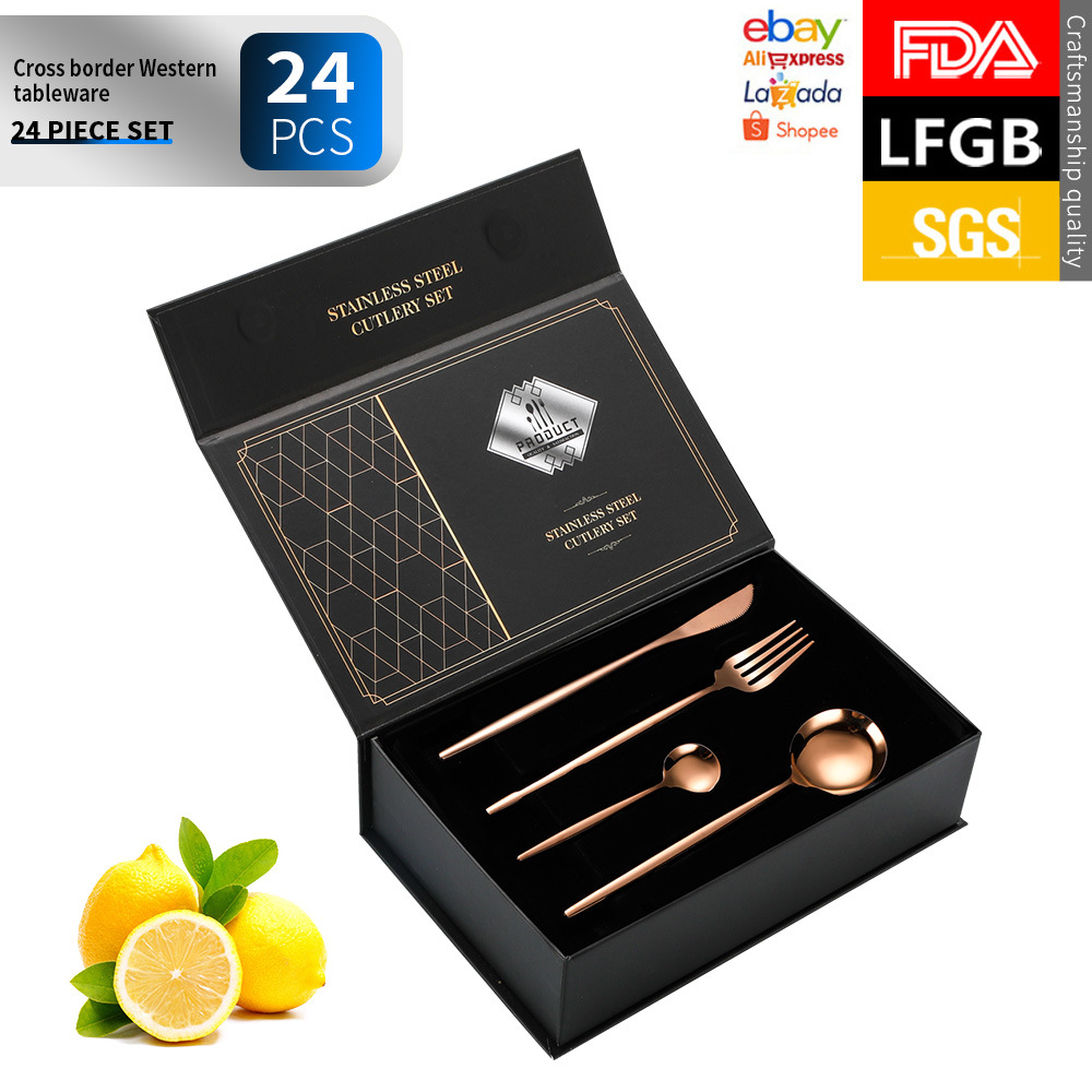 C 포르투갈어 로즈 골드 (블랙 스퀘어 플립)