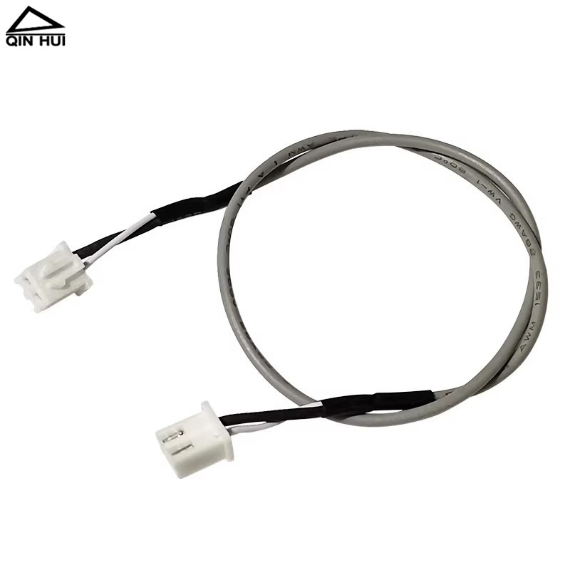 XH2.54-2P双头音频线屏蔽线前级功放信号端子线2p电子连接线30cm