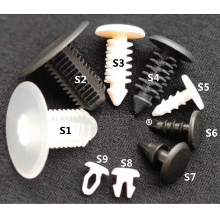 推入式安装钉 PC板卡板铆钉 简易铆钉 小铆钉 推式铆钉  塑料铆钉