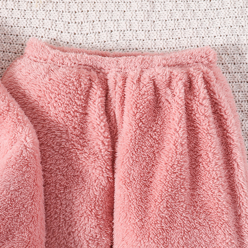 Kinder Frühjahr Neue ärmeln Kapuzenpullover Lange Hosen Plüsch Casual Zwei stück Set für Mädchen_voghion.com