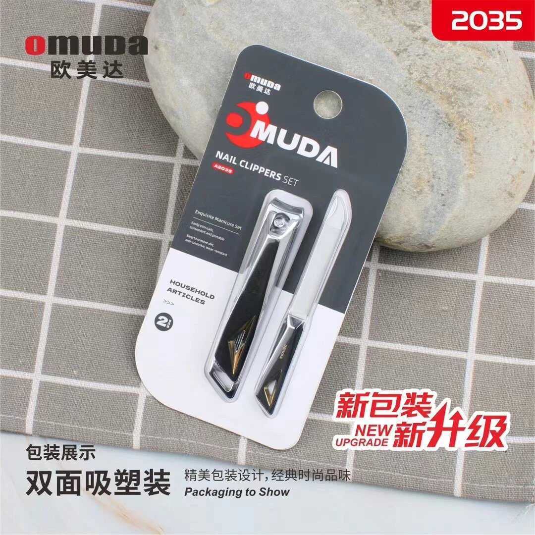 Genuina Jinda Rimei pinza de uñas de acero inoxidable, cortadora de uñas de corte inclinado grande, tijeras de uñas, conjunto de uñas con molienda de uñas