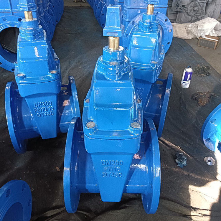 铸铁软密封闸阀Z45X手动弹性座封闸阀DN100暗杆软密封闸阀冶金