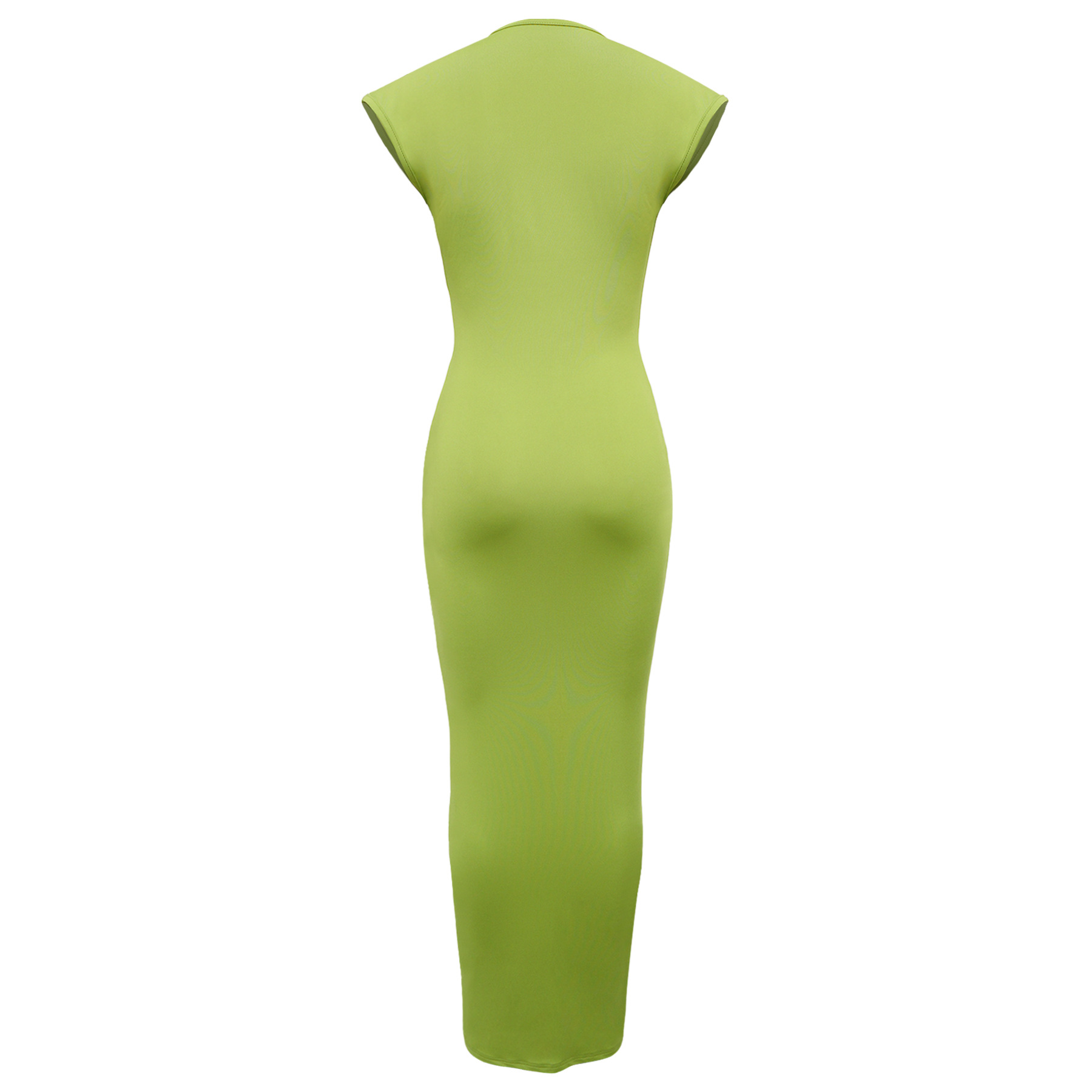 308g Weight Midi Dress Dress Length Type Sleeveless Sleeve Length Bodycon Dress Dresses Type Polyester Fabric Type High Waist Waist Line Party, Cocktail Party Occasion V Neck Neckline Skinny Fit Type Solid Color Pattern Summer Season Women's Gender Sexy, Streetwear Style Wholesale Women's Sexy Streetwear Solid Color Party Cocktail Party V Neck Sleeveless Bodycon Dress 3