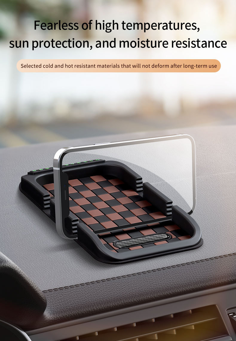 Cross-Border Hot-Selling Car Dashboard Parking Sign, Dashboard Phone Holder, Multi-Functional Anti-Slip Mat