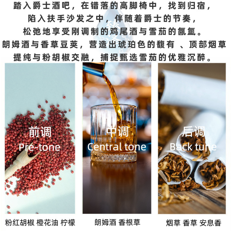 梅森马吉拉爵士酒廊香水香精奇华顿香料无火香薰蜡烛日化香精仿香|undefined