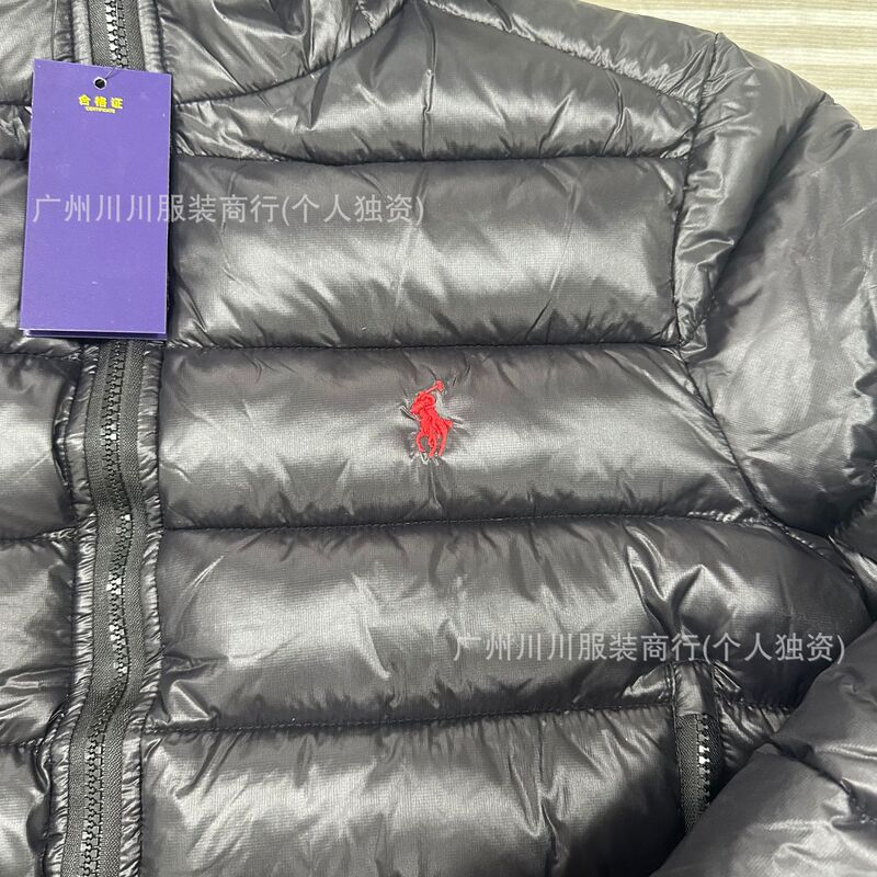 跨境专供战马棉服连帽RL刺绣小标通勤外套冬季2025新款棉袄男女款|undefined