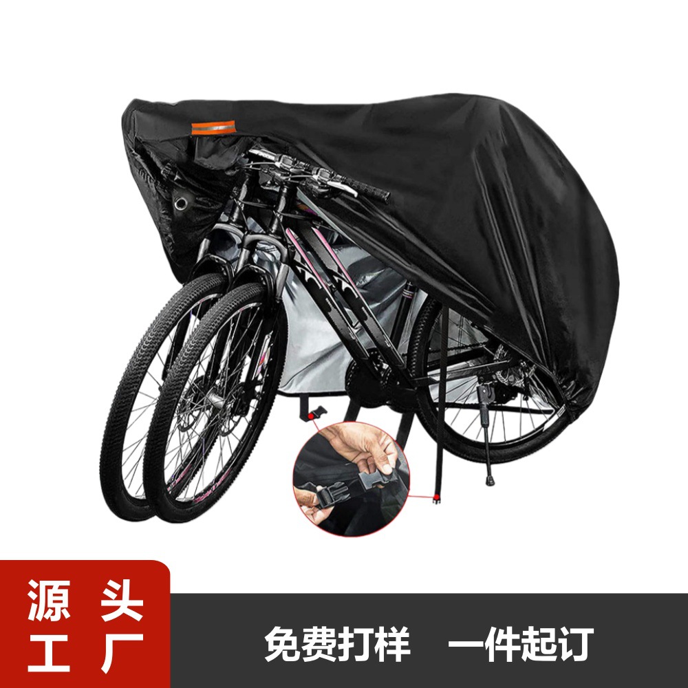 420D Thickened Bicycle Cover Waterproof Oxford Cloth Bicycle Cover Transport Travel Sunscreen Dustproof Rainproof Cover