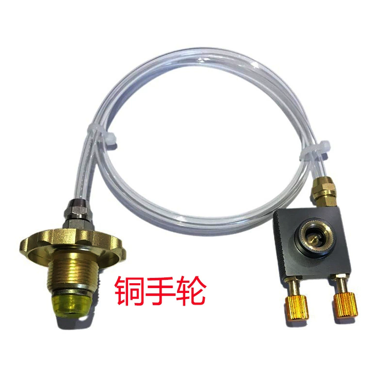 Открытый Тип карты длинный плоский Бензобак для зарядки и разрядки дефляционный Зарядный Клапан Адаптер для переоборудования моста сжиженного газа